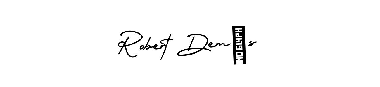 The best way (AmerikaSignatureDemo-Regular) to make a short signature is to pick only two or three words in your name. The name Robert Demás include a total of six letters. For converting this name. Robert Demás signature style 3 images and pictures png