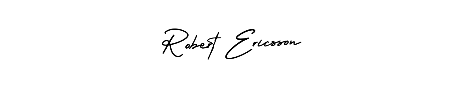 Similarly AmerikaSignatureDemo-Regular is the best handwritten signature design. Signature creator online .You can use it as an online autograph creator for name Robert Ericsson. Robert Ericsson signature style 3 images and pictures png