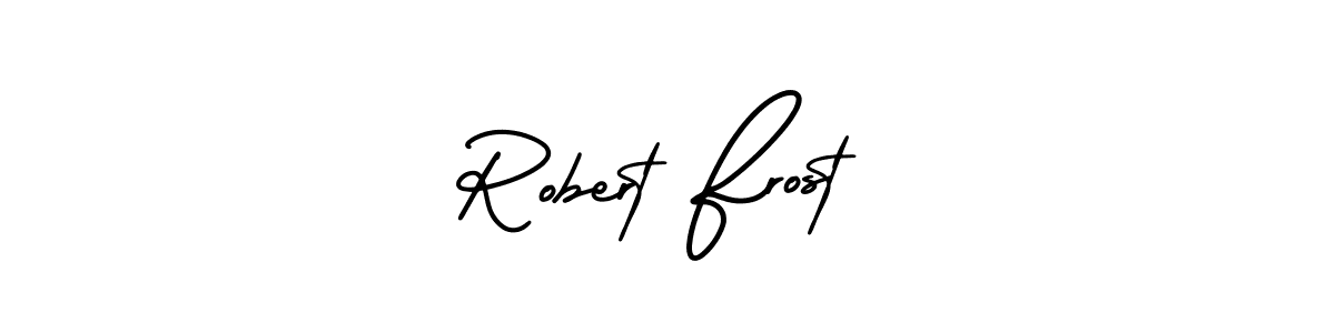 Use a signature maker to create a handwritten signature online. With this signature software, you can design (AmerikaSignatureDemo-Regular) your own signature for name Robert Frost. Robert Frost signature style 3 images and pictures png