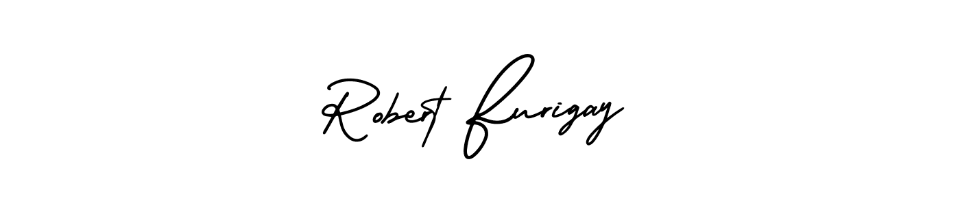 This is the best signature style for the Robert Furigay name. Also you like these signature font (AmerikaSignatureDemo-Regular). Mix name signature. Robert Furigay signature style 3 images and pictures png