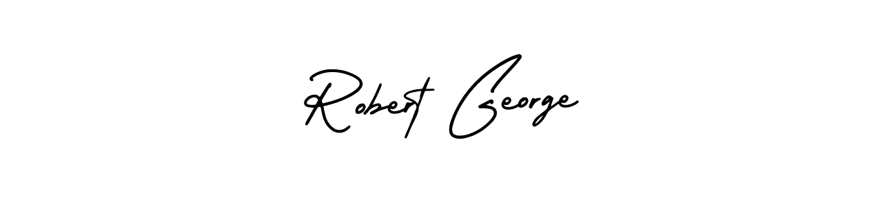 Use a signature maker to create a handwritten signature online. With this signature software, you can design (AmerikaSignatureDemo-Regular) your own signature for name Robert George. Robert George signature style 3 images and pictures png