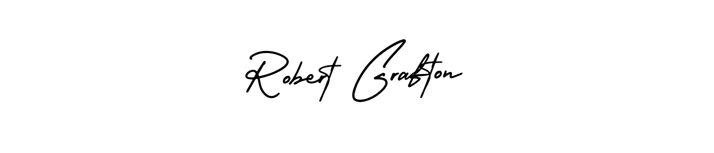 How to make Robert Grafton name signature. Use AmerikaSignatureDemo-Regular style for creating short signs online. This is the latest handwritten sign. Robert Grafton signature style 3 images and pictures png