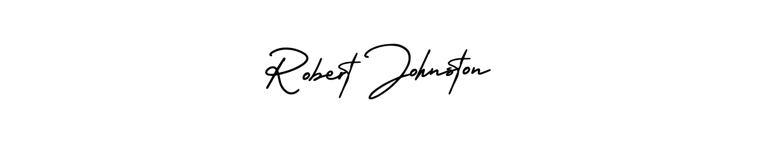 Create a beautiful signature design for name Robert Johnston. With this signature (AmerikaSignatureDemo-Regular) fonts, you can make a handwritten signature for free. Robert Johnston signature style 3 images and pictures png