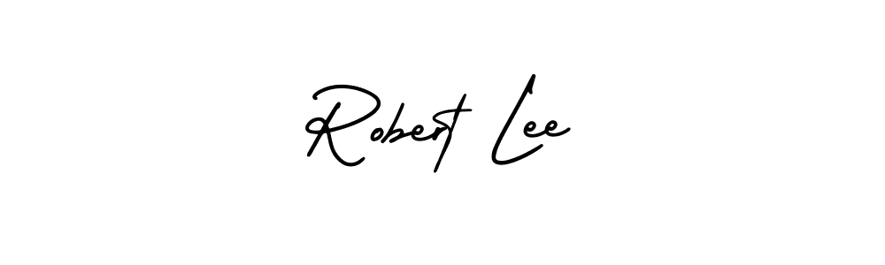 How to make Robert Lee name signature. Use AmerikaSignatureDemo-Regular style for creating short signs online. This is the latest handwritten sign. Robert Lee signature style 3 images and pictures png