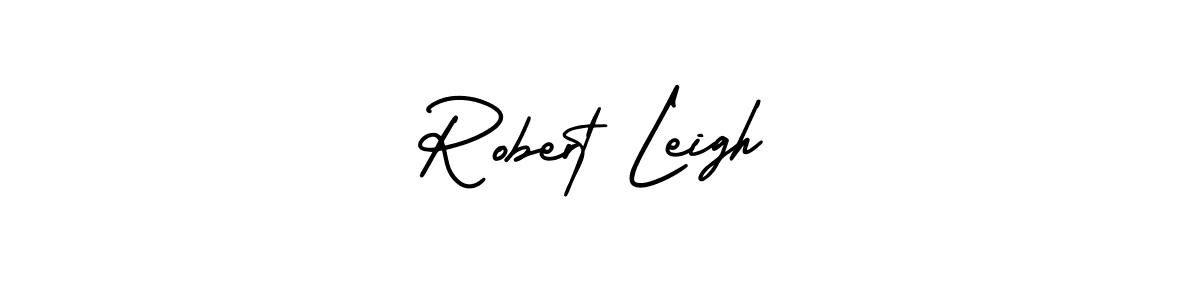 It looks lik you need a new signature style for name Robert Leigh. Design unique handwritten (AmerikaSignatureDemo-Regular) signature with our free signature maker in just a few clicks. Robert Leigh signature style 3 images and pictures png