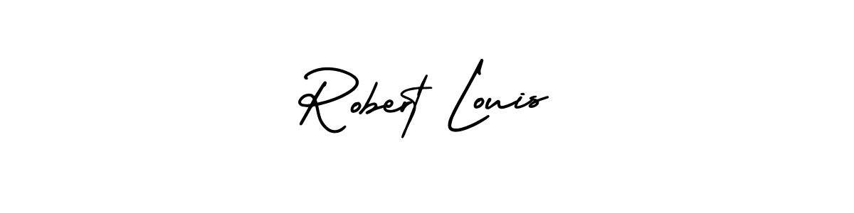 Make a beautiful signature design for name Robert Louis. With this signature (AmerikaSignatureDemo-Regular) style, you can create a handwritten signature for free. Robert Louis signature style 3 images and pictures png
