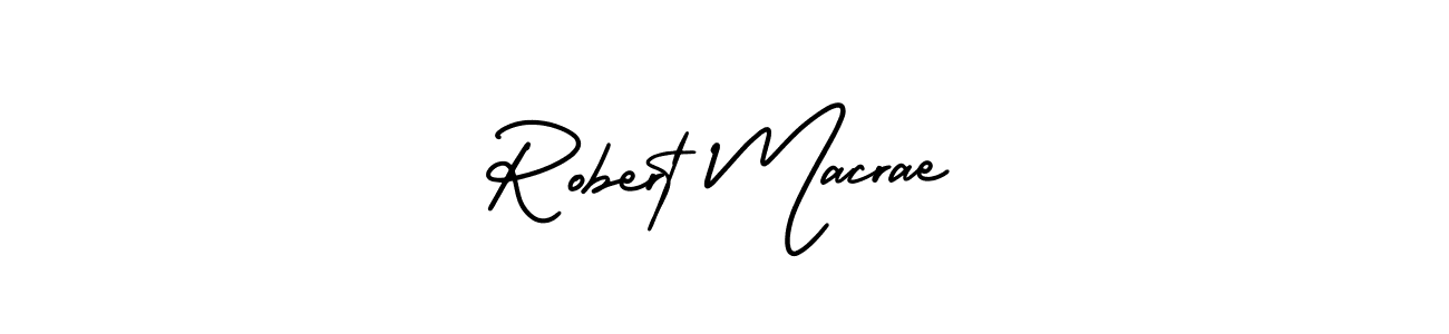 This is the best signature style for the Robert Macrae name. Also you like these signature font (AmerikaSignatureDemo-Regular). Mix name signature. Robert Macrae signature style 3 images and pictures png