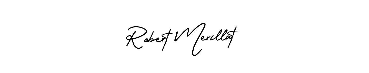 How to make Robert Merillat signature? AmerikaSignatureDemo-Regular is a professional autograph style. Create handwritten signature for Robert Merillat name. Robert Merillat signature style 3 images and pictures png