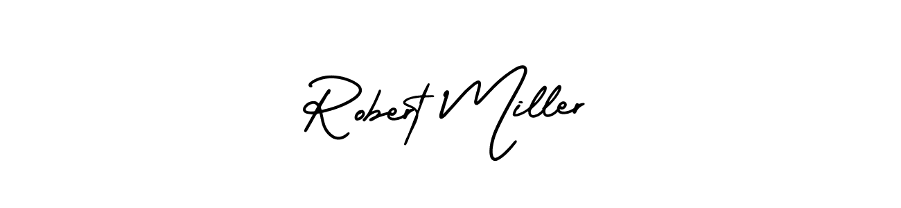 Make a beautiful signature design for name Robert Miller. With this signature (AmerikaSignatureDemo-Regular) style, you can create a handwritten signature for free. Robert Miller signature style 3 images and pictures png