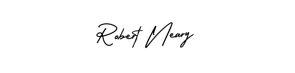 Create a beautiful signature design for name Robert Neary. With this signature (AmerikaSignatureDemo-Regular) fonts, you can make a handwritten signature for free. Robert Neary signature style 3 images and pictures png