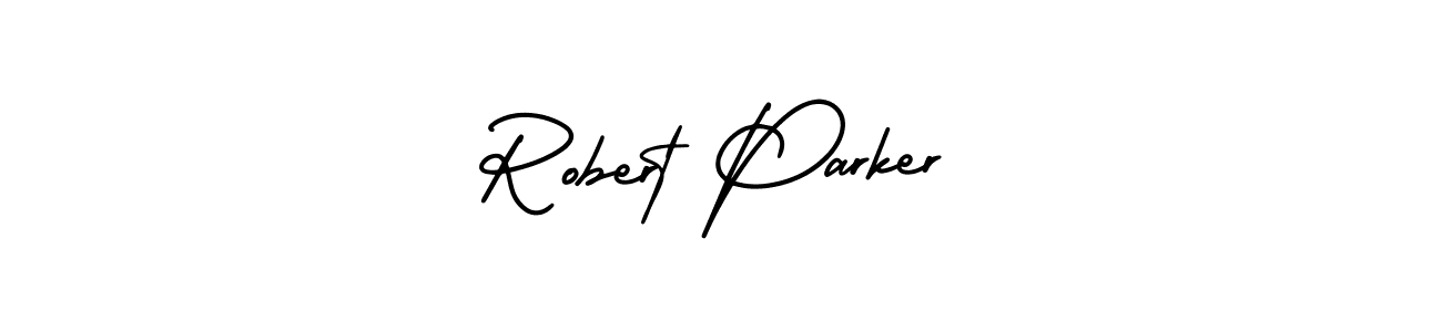 You should practise on your own different ways (AmerikaSignatureDemo-Regular) to write your name (Robert Parker) in signature. don't let someone else do it for you. Robert Parker signature style 3 images and pictures png