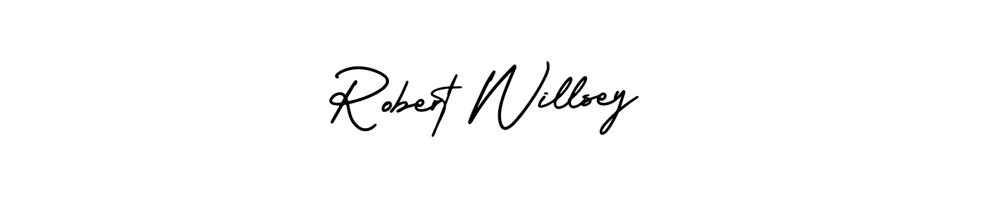 Design your own signature with our free online signature maker. With this signature software, you can create a handwritten (AmerikaSignatureDemo-Regular) signature for name Robert Willsey. Robert Willsey signature style 3 images and pictures png