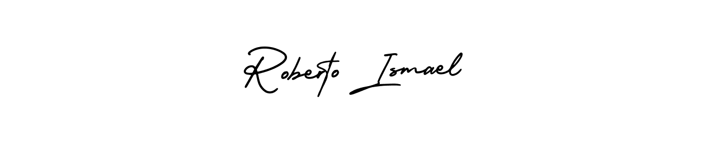See photos of Roberto Ismael official signature by Spectra . Check more albums & portfolios. Read reviews & check more about AmerikaSignatureDemo-Regular font. Roberto Ismael signature style 3 images and pictures png