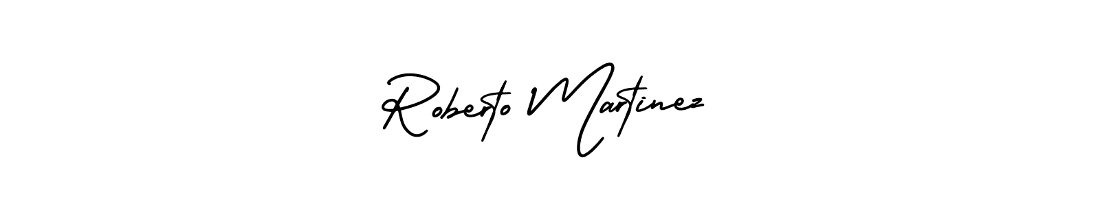 It looks lik you need a new signature style for name Roberto Martinez. Design unique handwritten (AmerikaSignatureDemo-Regular) signature with our free signature maker in just a few clicks. Roberto Martinez signature style 3 images and pictures png