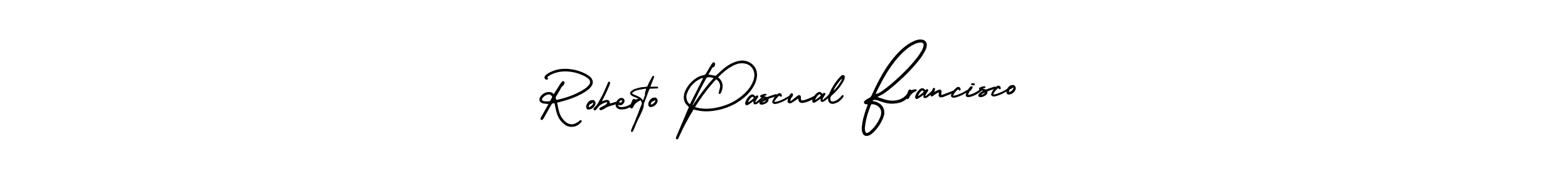 Also we have Roberto Pascual Francisco name is the best signature style. Create professional handwritten signature collection using AmerikaSignatureDemo-Regular autograph style. Roberto Pascual Francisco signature style 3 images and pictures png