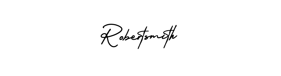 The best way (AmerikaSignatureDemo-Regular) to make a short signature is to pick only two or three words in your name. The name Robertsmith include a total of six letters. For converting this name. Robertsmith signature style 3 images and pictures png
