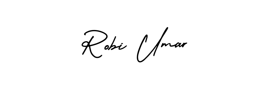 Make a short Robi Umar signature style. Manage your documents anywhere anytime using AmerikaSignatureDemo-Regular. Create and add eSignatures, submit forms, share and send files easily. Robi Umar signature style 3 images and pictures png