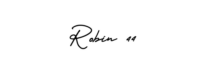 Make a beautiful signature design for name Robin 44. With this signature (AmerikaSignatureDemo-Regular) style, you can create a handwritten signature for free. Robin 44 signature style 3 images and pictures png