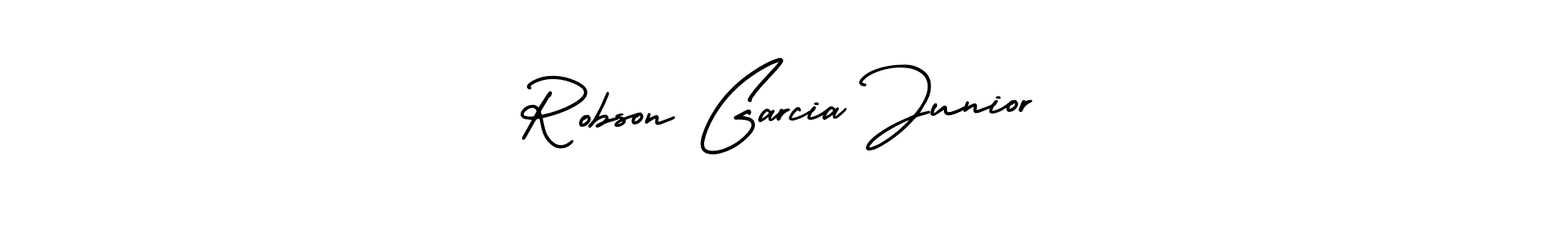Design your own signature with our free online signature maker. With this signature software, you can create a handwritten (AmerikaSignatureDemo-Regular) signature for name Robson Garcia Junior. Robson Garcia Junior signature style 3 images and pictures png