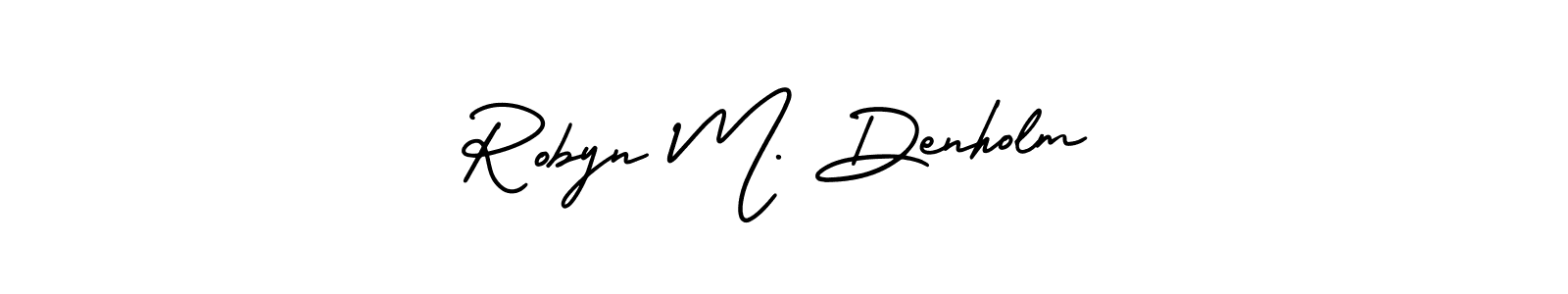 You can use this online signature creator to create a handwritten signature for the name Robyn M. Denholm. This is the best online autograph maker. Robyn M. Denholm signature style 3 images and pictures png