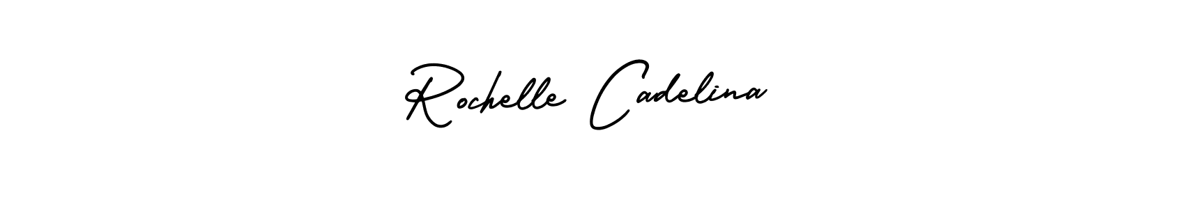 Design your own signature with our free online signature maker. With this signature software, you can create a handwritten (AmerikaSignatureDemo-Regular) signature for name Rochelle Cadelina. Rochelle Cadelina signature style 3 images and pictures png