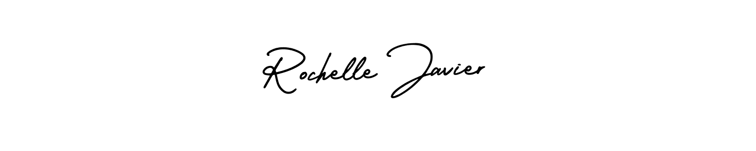 AmerikaSignatureDemo-Regular is a professional signature style that is perfect for those who want to add a touch of class to their signature. It is also a great choice for those who want to make their signature more unique. Get Rochelle Javier name to fancy signature for free. Rochelle Javier signature style 3 images and pictures png