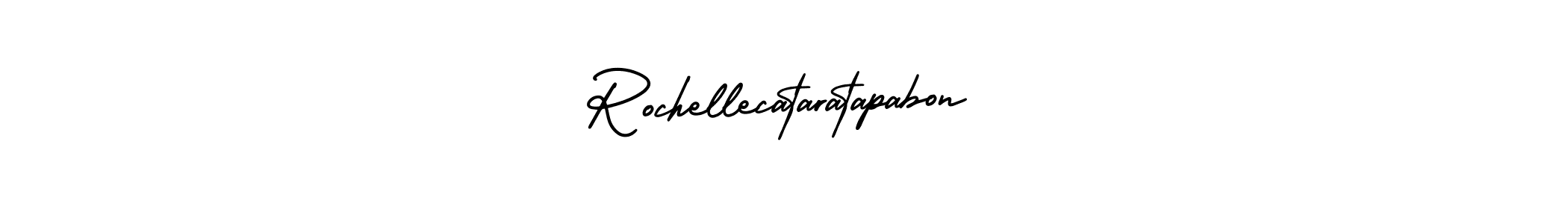 How to make Rochellecataratapabon signature? AmerikaSignatureDemo-Regular is a professional autograph style. Create handwritten signature for Rochellecataratapabon name. Rochellecataratapabon signature style 3 images and pictures png