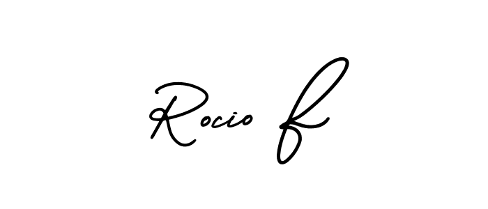 Once you've used our free online signature maker to create your best signature AmerikaSignatureDemo-Regular style, it's time to enjoy all of the benefits that Rocio F name signing documents. Rocio F signature style 3 images and pictures png