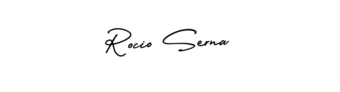 Design your own signature with our free online signature maker. With this signature software, you can create a handwritten (AmerikaSignatureDemo-Regular) signature for name Rocio Serna. Rocio Serna signature style 3 images and pictures png