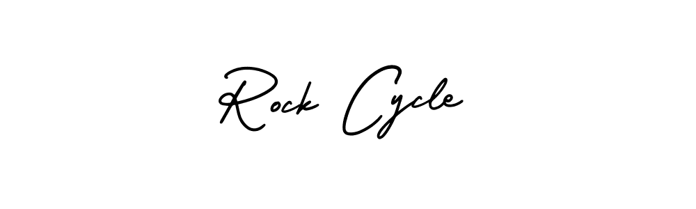 Use a signature maker to create a handwritten signature online. With this signature software, you can design (AmerikaSignatureDemo-Regular) your own signature for name Rock Cycle. Rock Cycle signature style 3 images and pictures png