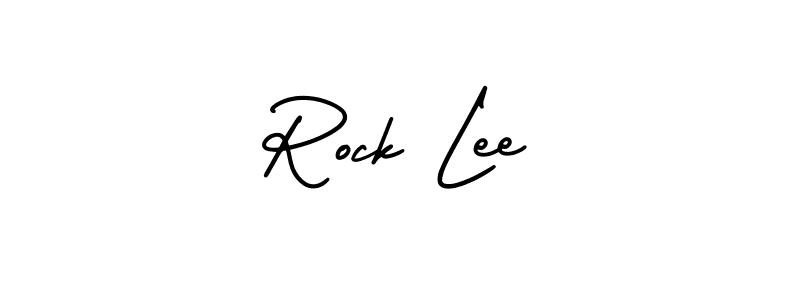 Design your own signature with our free online signature maker. With this signature software, you can create a handwritten (AmerikaSignatureDemo-Regular) signature for name Rock Lee. Rock Lee signature style 3 images and pictures png