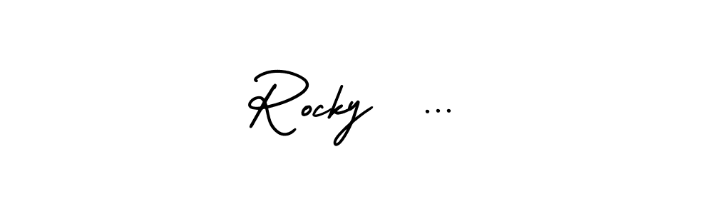 Once you've used our free online signature maker to create your best signature AmerikaSignatureDemo-Regular style, it's time to enjoy all of the benefits that Rocky  ... name signing documents. Rocky  ... signature style 3 images and pictures png