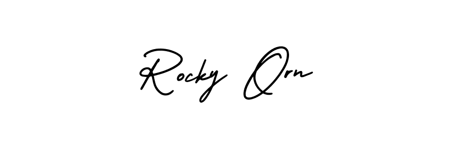 Once you've used our free online signature maker to create your best signature AmerikaSignatureDemo-Regular style, it's time to enjoy all of the benefits that Rocky Orn name signing documents. Rocky Orn signature style 3 images and pictures png