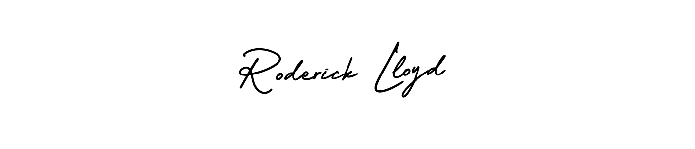 Create a beautiful signature design for name Roderick Lloyd. With this signature (AmerikaSignatureDemo-Regular) fonts, you can make a handwritten signature for free. Roderick Lloyd signature style 3 images and pictures png