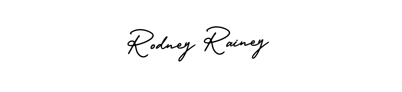 How to make Rodney Rainey signature? AmerikaSignatureDemo-Regular is a professional autograph style. Create handwritten signature for Rodney Rainey name. Rodney Rainey signature style 3 images and pictures png