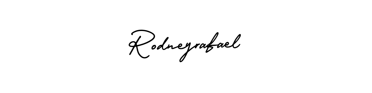 Use a signature maker to create a handwritten signature online. With this signature software, you can design (AmerikaSignatureDemo-Regular) your own signature for name Rodneyrafael. Rodneyrafael signature style 3 images and pictures png