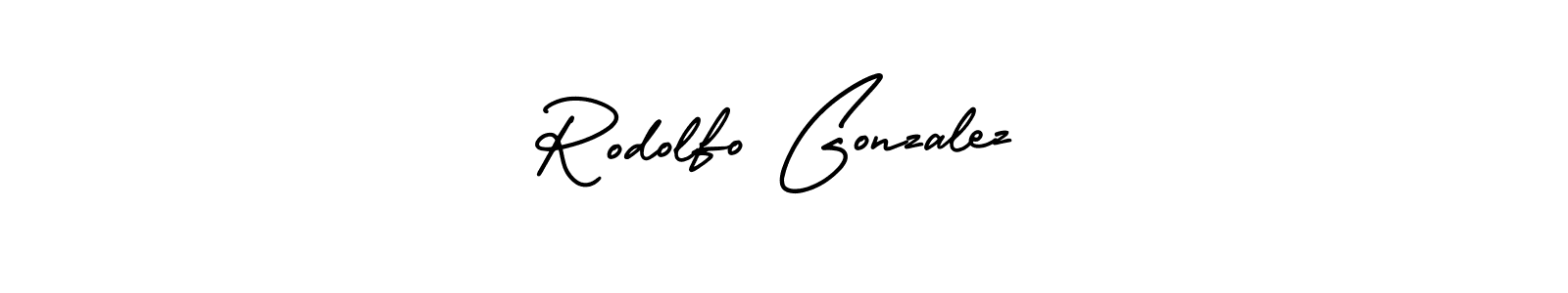How to make Rodolfo Gonzalez name signature. Use AmerikaSignatureDemo-Regular style for creating short signs online. This is the latest handwritten sign. Rodolfo Gonzalez signature style 3 images and pictures png
