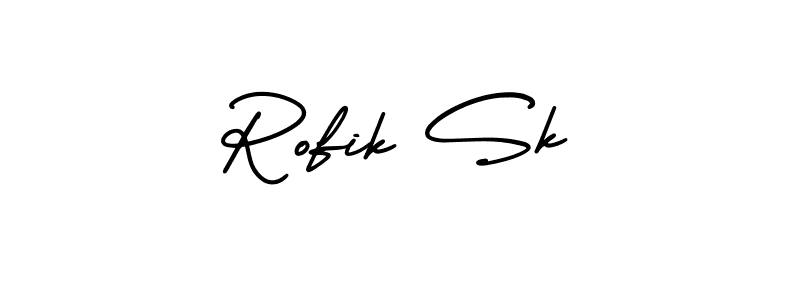 AmerikaSignatureDemo-Regular is a professional signature style that is perfect for those who want to add a touch of class to their signature. It is also a great choice for those who want to make their signature more unique. Get Rofik Sk name to fancy signature for free. Rofik Sk signature style 3 images and pictures png
