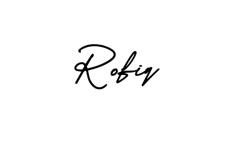 You can use this online signature creator to create a handwritten signature for the name Rofiq. This is the best online autograph maker. Rofiq signature style 3 images and pictures png