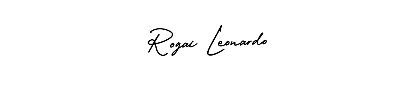 Similarly AmerikaSignatureDemo-Regular is the best handwritten signature design. Signature creator online .You can use it as an online autograph creator for name Rogai Leonardo. Rogai Leonardo signature style 3 images and pictures png