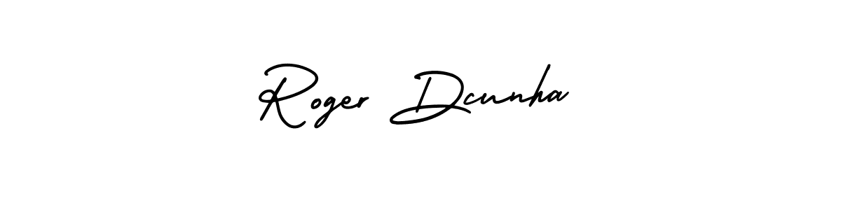 if you are searching for the best signature style for your name Roger Dcunha. so please give up your signature search. here we have designed multiple signature styles  using AmerikaSignatureDemo-Regular. Roger Dcunha signature style 3 images and pictures png
