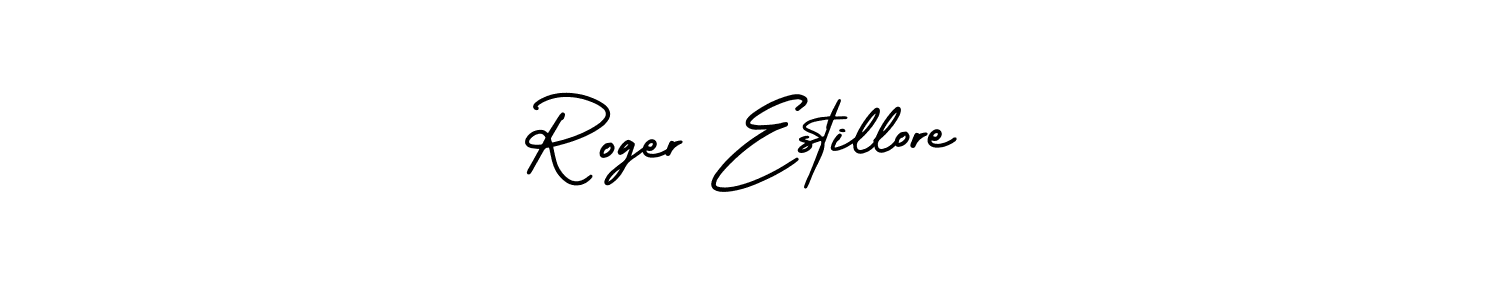 Also we have Roger Estillore name is the best signature style. Create professional handwritten signature collection using AmerikaSignatureDemo-Regular autograph style. Roger Estillore signature style 3 images and pictures png