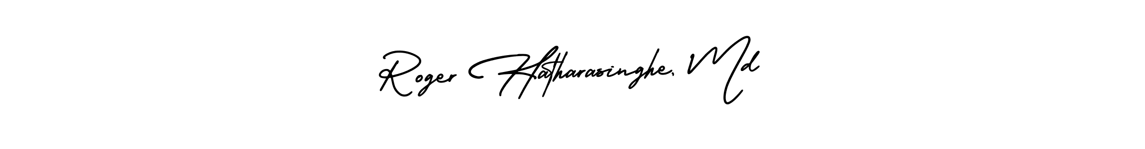 Also we have Roger Hatharasinghe, Md name is the best signature style. Create professional handwritten signature collection using AmerikaSignatureDemo-Regular autograph style. Roger Hatharasinghe, Md signature style 3 images and pictures png