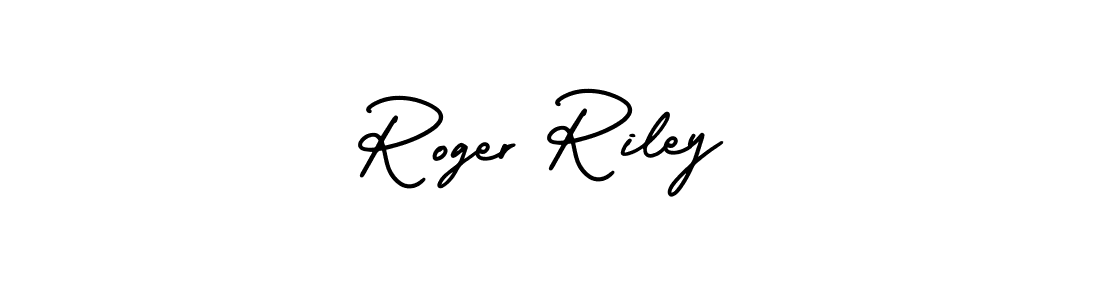 How to make Roger Riley signature? AmerikaSignatureDemo-Regular is a professional autograph style. Create handwritten signature for Roger Riley name. Roger Riley signature style 3 images and pictures png