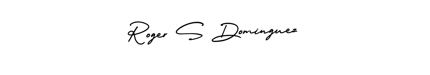 Best and Professional Signature Style for Roger S Dominguez. AmerikaSignatureDemo-Regular Best Signature Style Collection. Roger S Dominguez signature style 3 images and pictures png