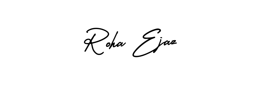 Also we have Roha Ejaz name is the best signature style. Create professional handwritten signature collection using AmerikaSignatureDemo-Regular autograph style. Roha Ejaz signature style 3 images and pictures png