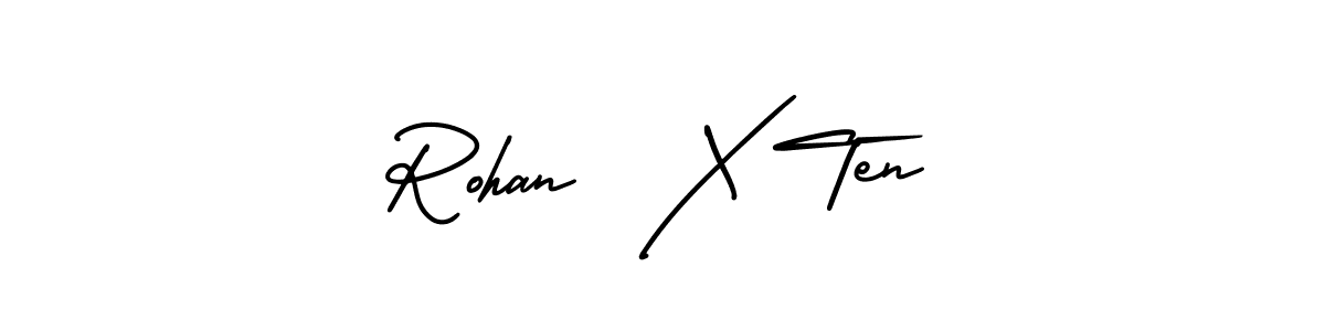 Best and Professional Signature Style for Rohan  X Ten. AmerikaSignatureDemo-Regular Best Signature Style Collection. Rohan  X Ten signature style 3 images and pictures png