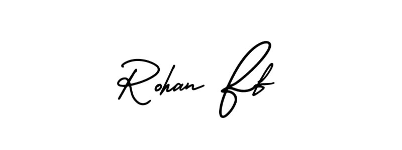 Create a beautiful signature design for name Rohan Ff. With this signature (AmerikaSignatureDemo-Regular) fonts, you can make a handwritten signature for free. Rohan Ff signature style 3 images and pictures png