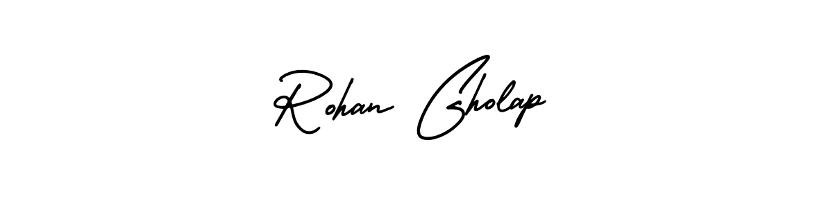 Similarly AmerikaSignatureDemo-Regular is the best handwritten signature design. Signature creator online .You can use it as an online autograph creator for name Rohan Gholap. Rohan Gholap signature style 3 images and pictures png