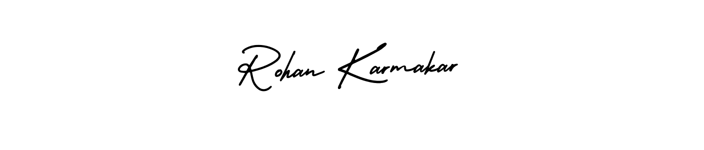 Also You can easily find your signature by using the search form. We will create Rohan Karmakar name handwritten signature images for you free of cost using AmerikaSignatureDemo-Regular sign style. Rohan Karmakar signature style 3 images and pictures png